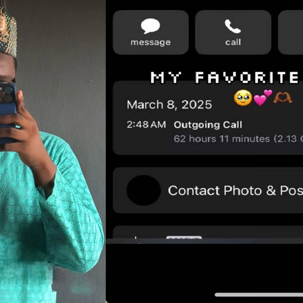 Man says he can’t sleep without talking to his favorite girl as he shares 62 62-hour call history (IMAGES)