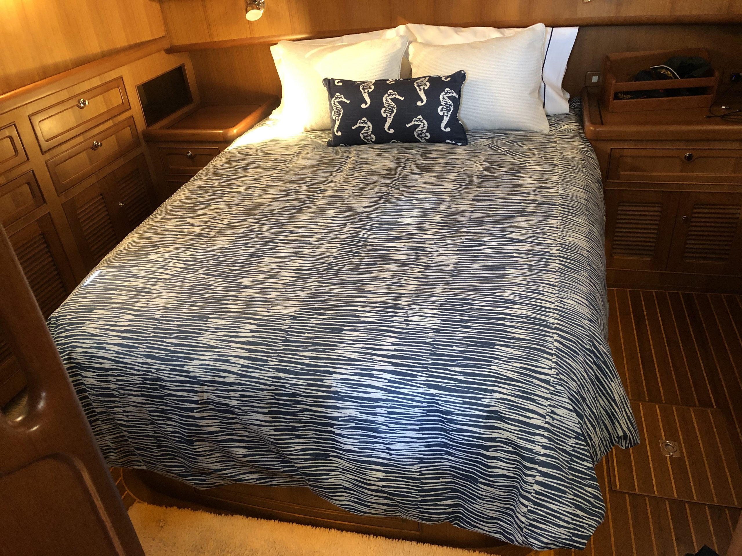 View Our Best Boat Bedding Package Examples & Fabric Choices