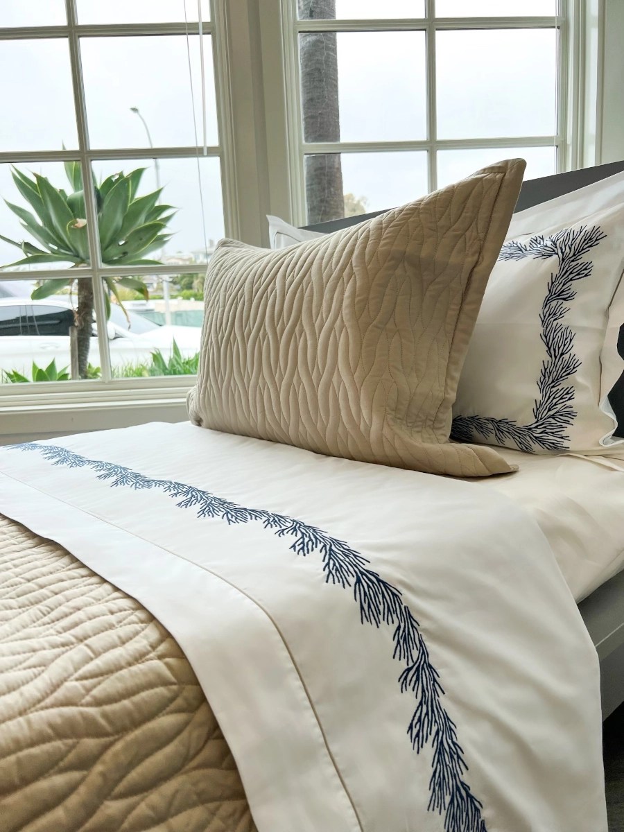 Hayval Napa Beige Quilt Boat, Yacht and Home Modern