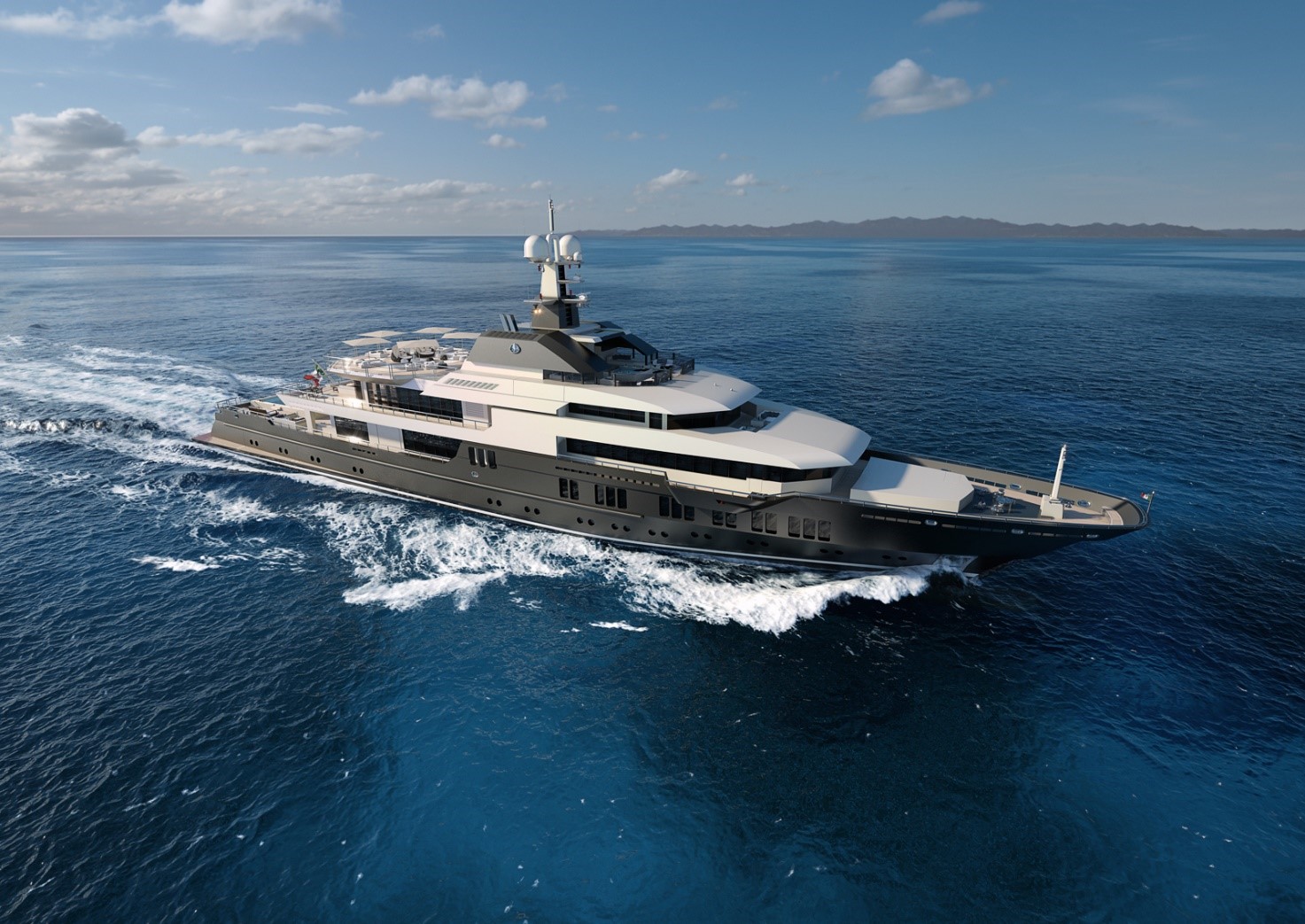 Viareggio SuperYachts presents 83m project Yacht Harbour