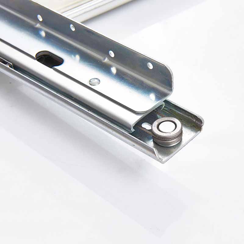 China Width 48mm telescopic channel slide for double extension dinning