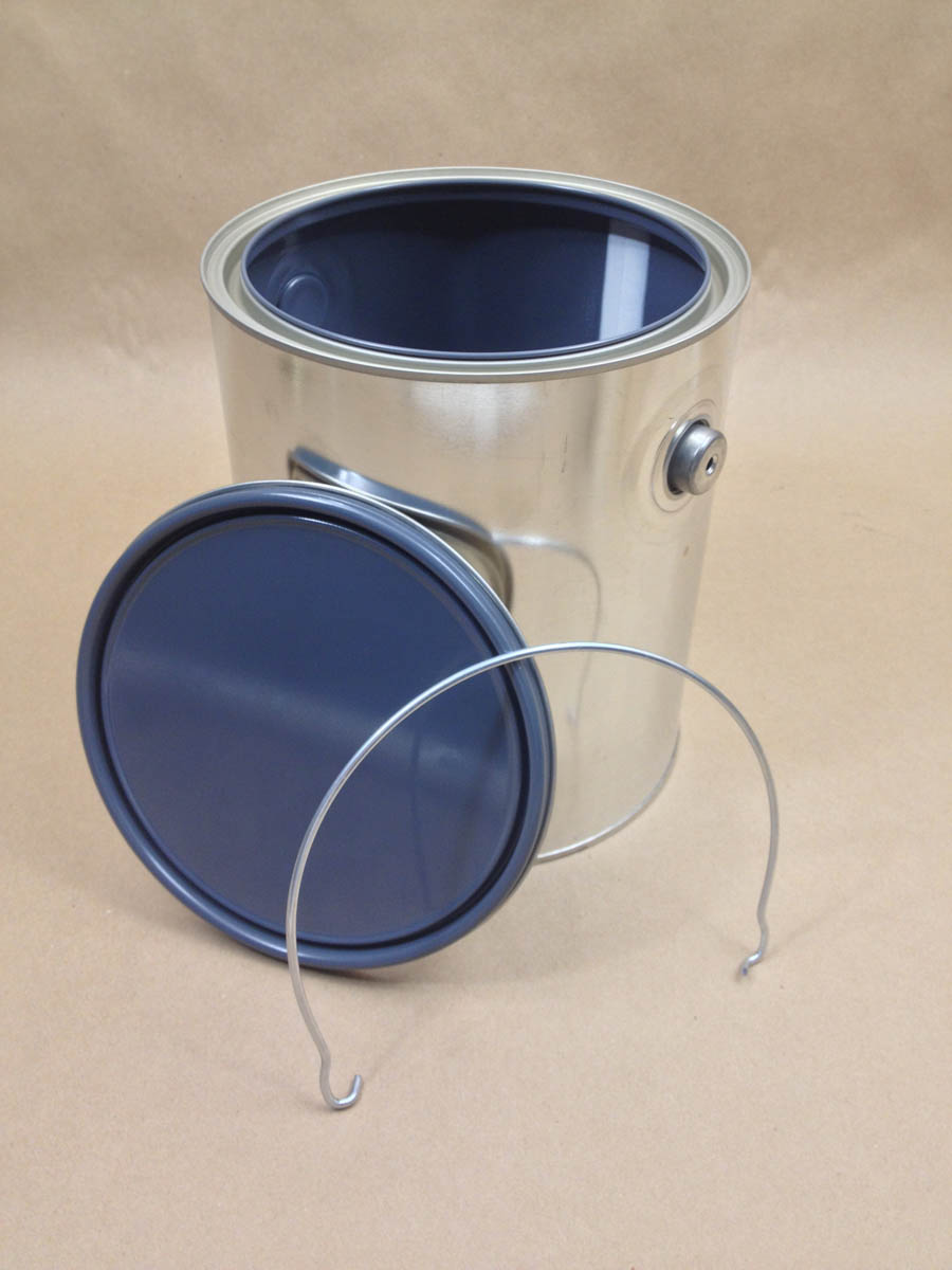 Gallon Grey Lined Paint Can Yankee Containers Drums, Pails, Cans