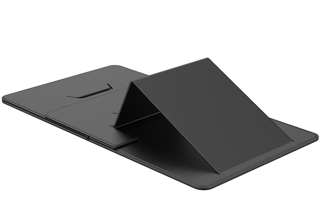 This paperthin laptop desk comes with 6 configurations to work from