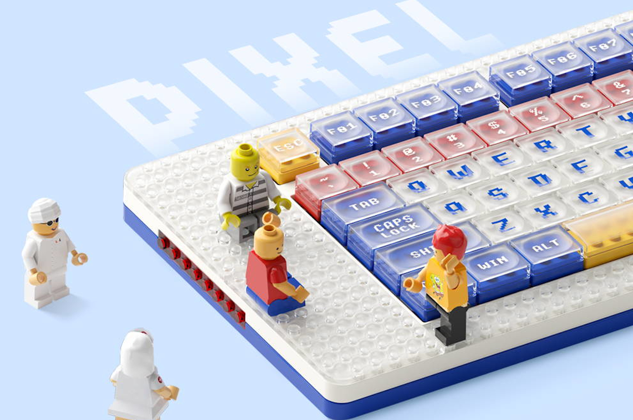 MelGeek Pixel lets you customize your keyboard using LEGOlike bricks