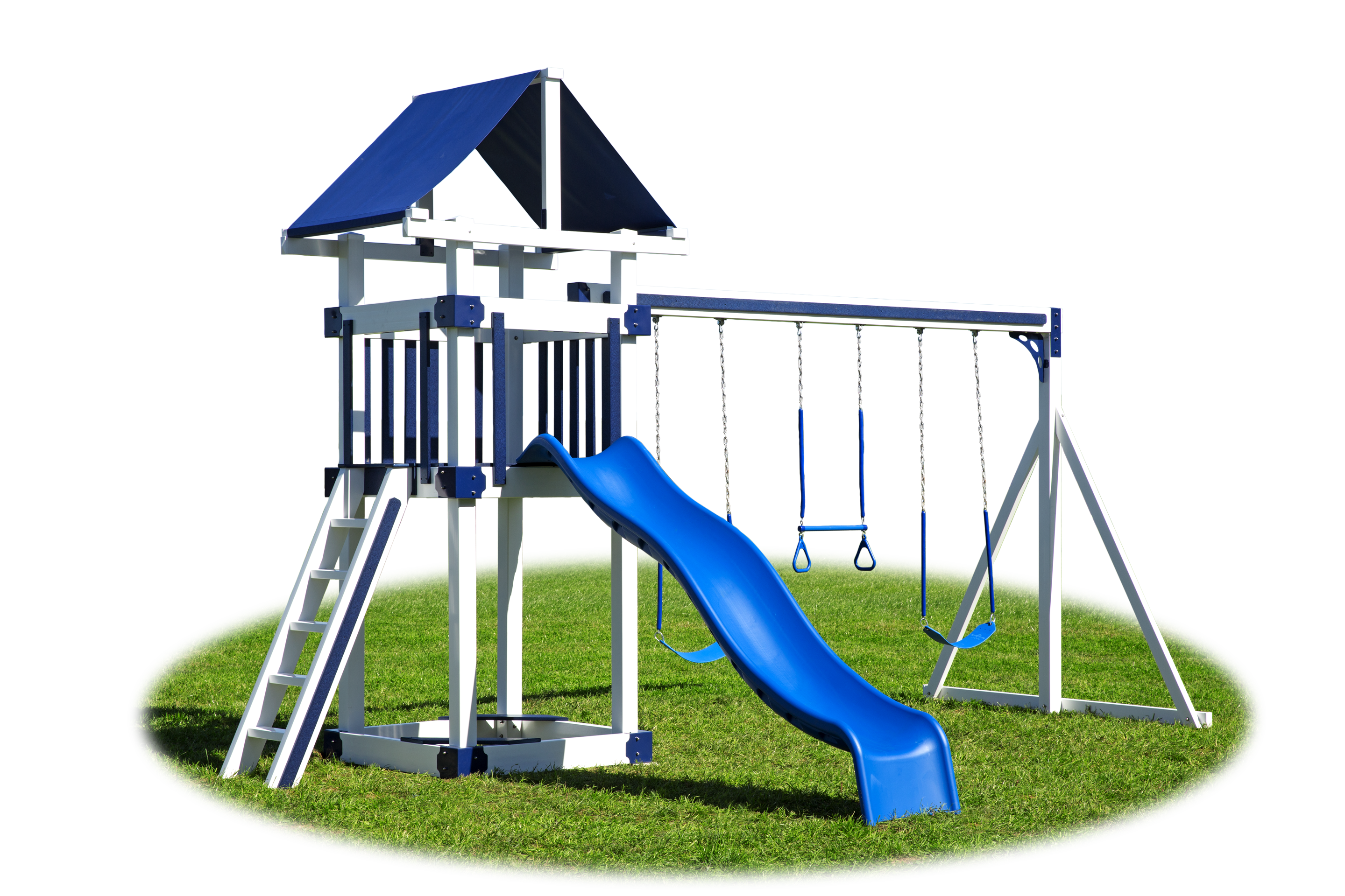 Nova Vinyl Playset for Smaller Backyards YardCraft