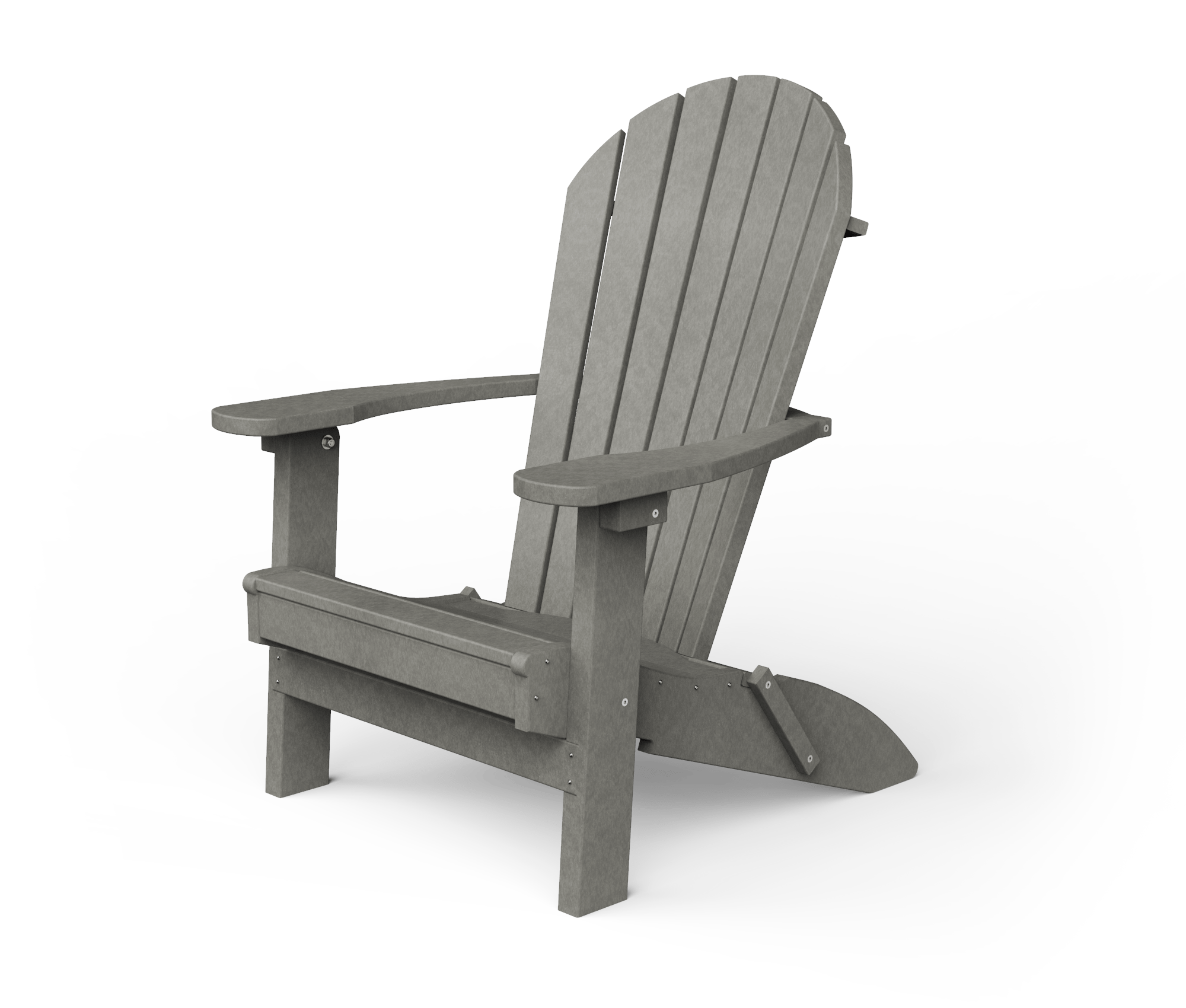 Poly Adirondack Folding Chair YardCraft Handcrafted Poly Patio