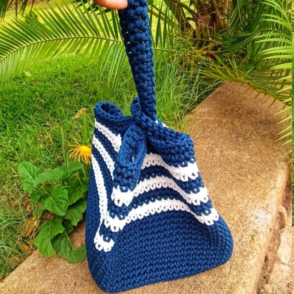 Free Japanese Knot Bag Crochet Pattern Roundup Yarnique