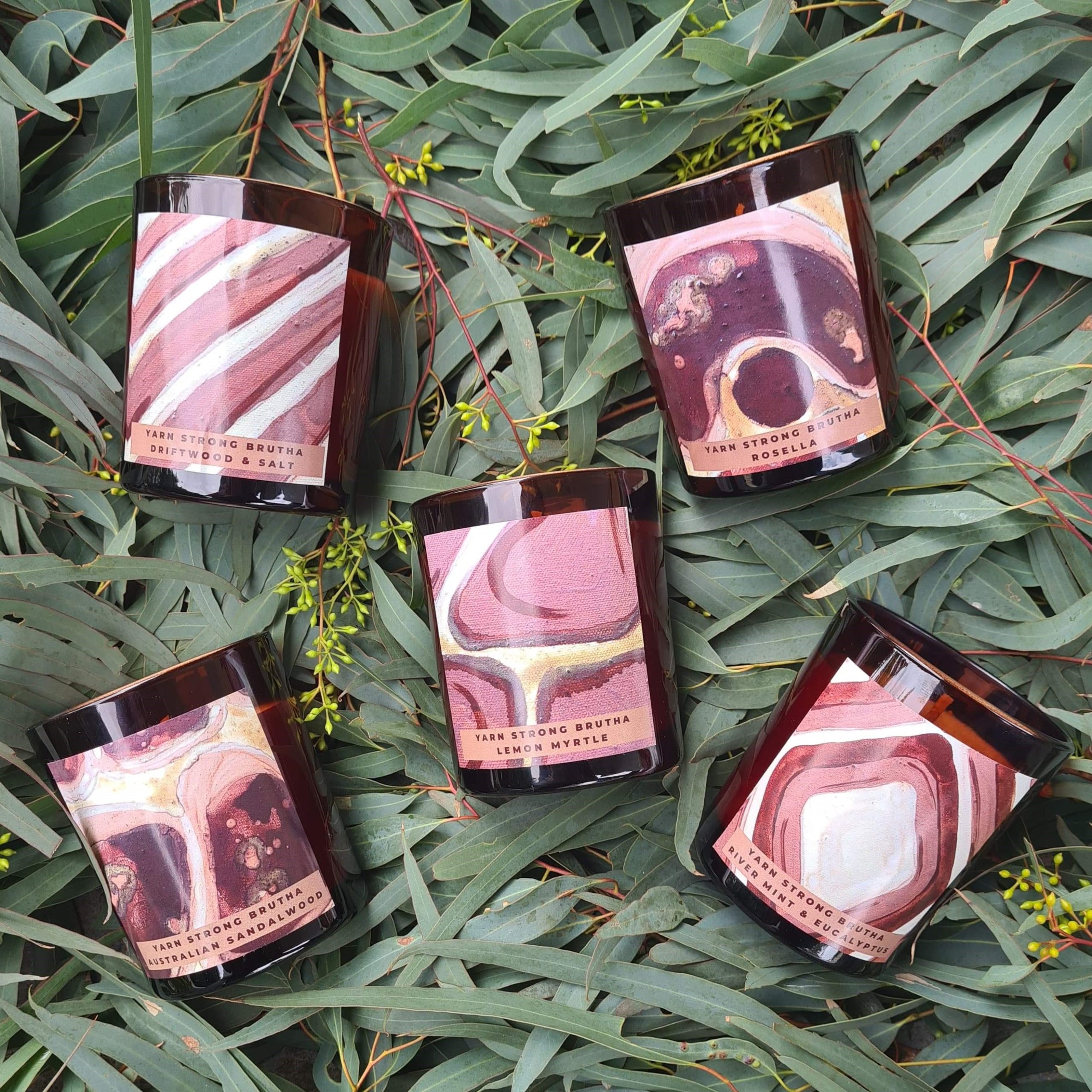 Natural Soy Candles YARN STRONG SISTA