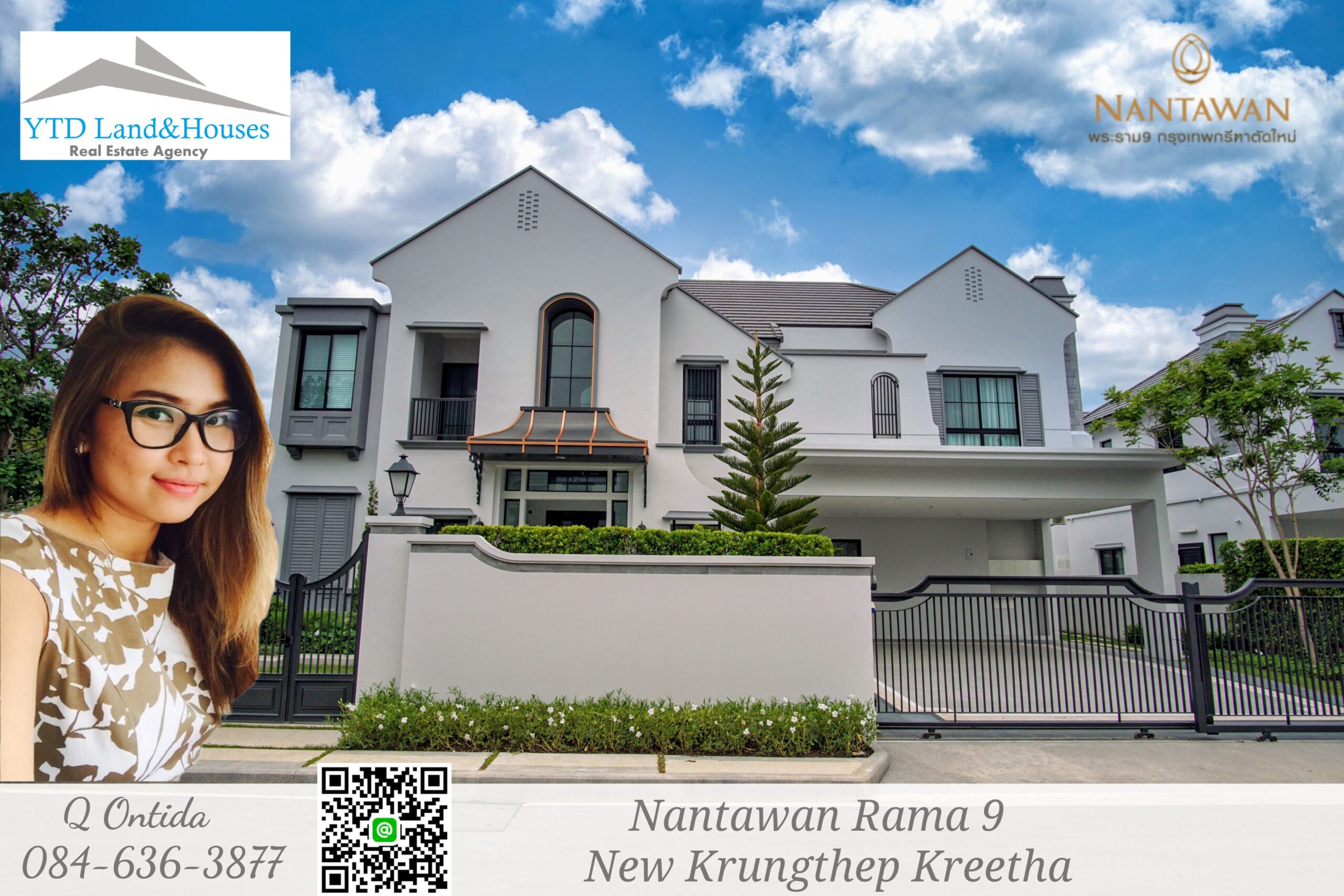Luxury House for Rent Nantawan 2 Rama 9 Krungthepkreetha YTD Land