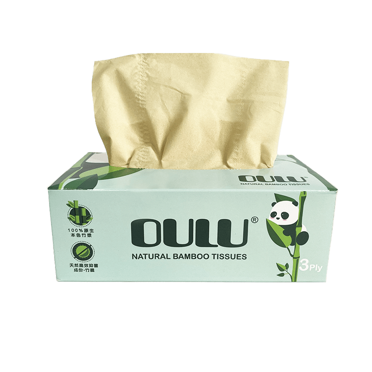 Wholesale 3 Ply multipurpose facial tissue soft durable bamboo facial