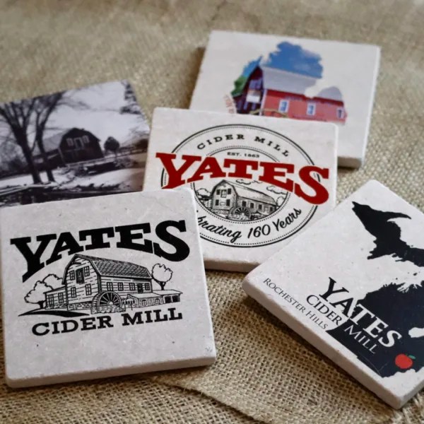 Yates Stone Coasters Yates Cider Mill
