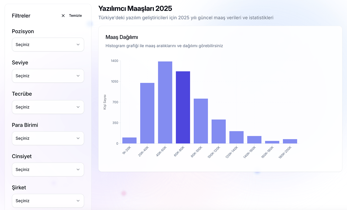 Yazılımcı Maaşları 2025