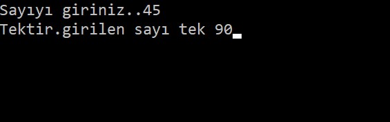 C# If � Else �rnekleri