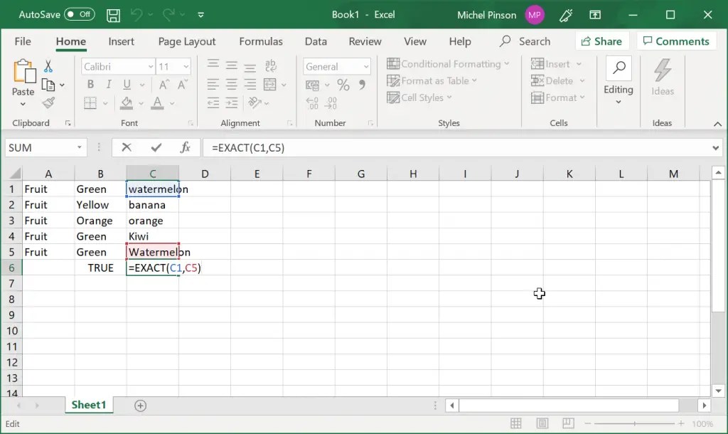 equal sign in Excel YB Digital