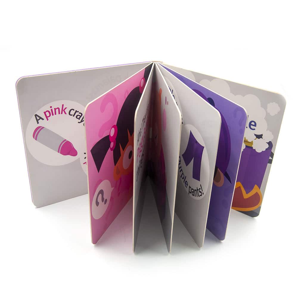 custom baby board book printing YBJ book company