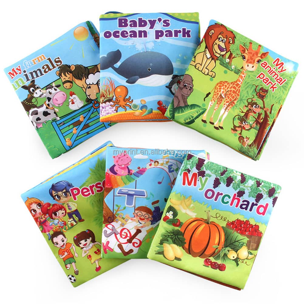 Washable Baby Early Learning Cloth Books YBJ BOOK PRINTING
