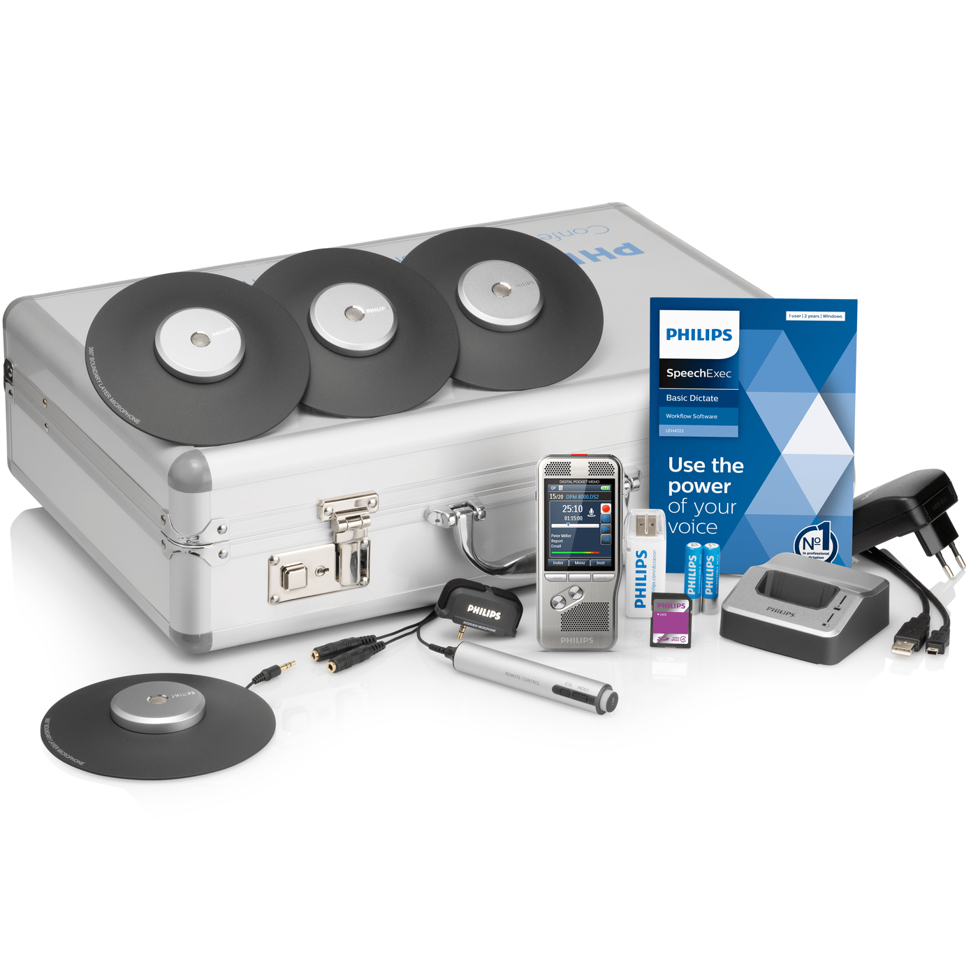 Philips DPM8900/02 Digital Pocket Memo Range Meeting Recorder with