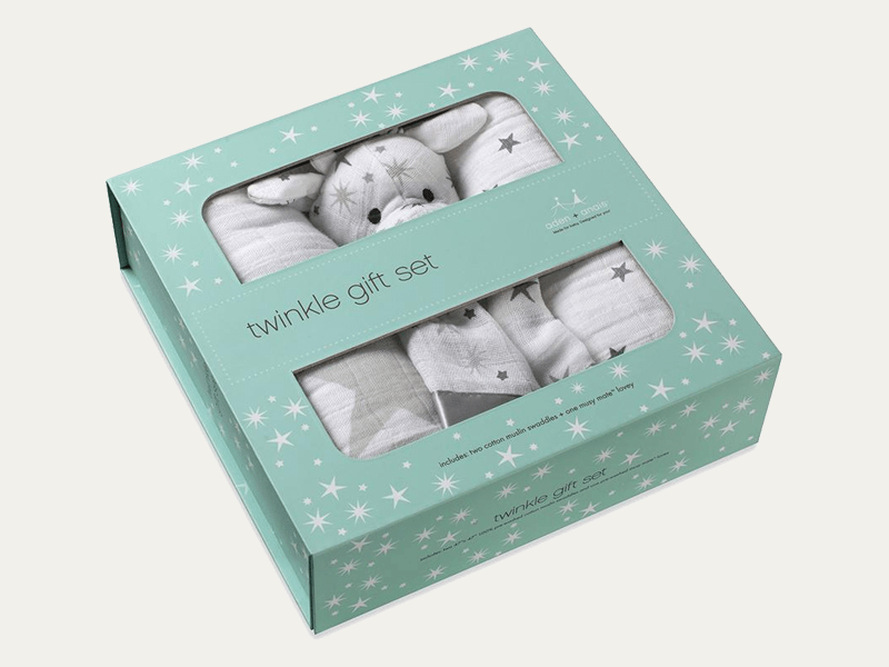 Custom Baby Blanket Boxes Infant Warming Blanket Packaging Boxes