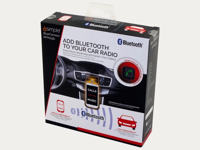 Custom Car Bluetooth kit Packaging Boxes Custom Printed Car Bluetooth