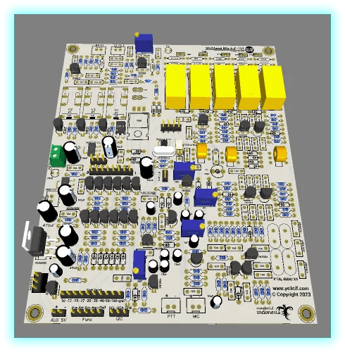 Radio Bitx 9 Band HF Transceiver - YE3CIF