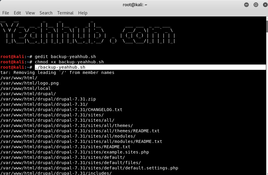 Simple Backup Script with Cronjob Yeah Hub