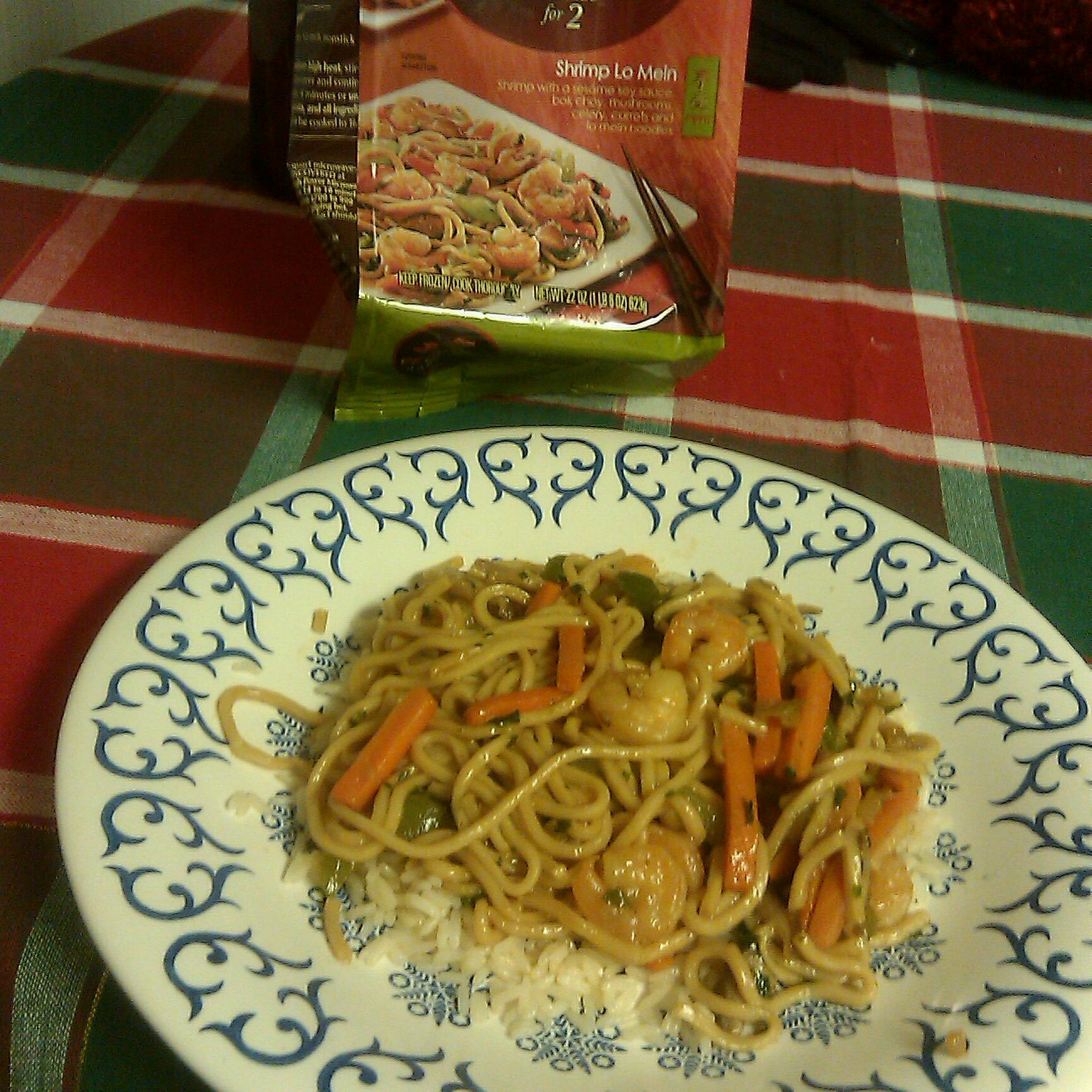home. Baltimore md pf changs home meals. shrimp lo mein. over white