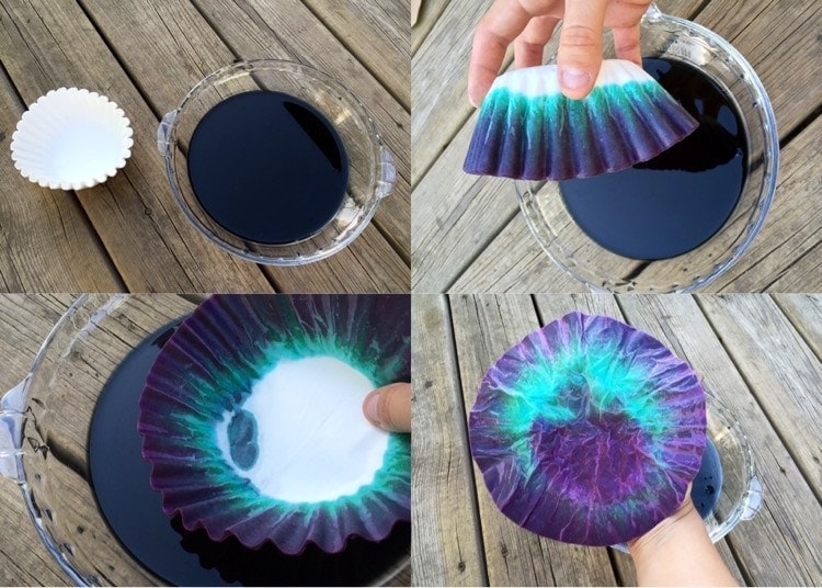 Coffee Filter Spiderweb Garland Yellow Bliss Road