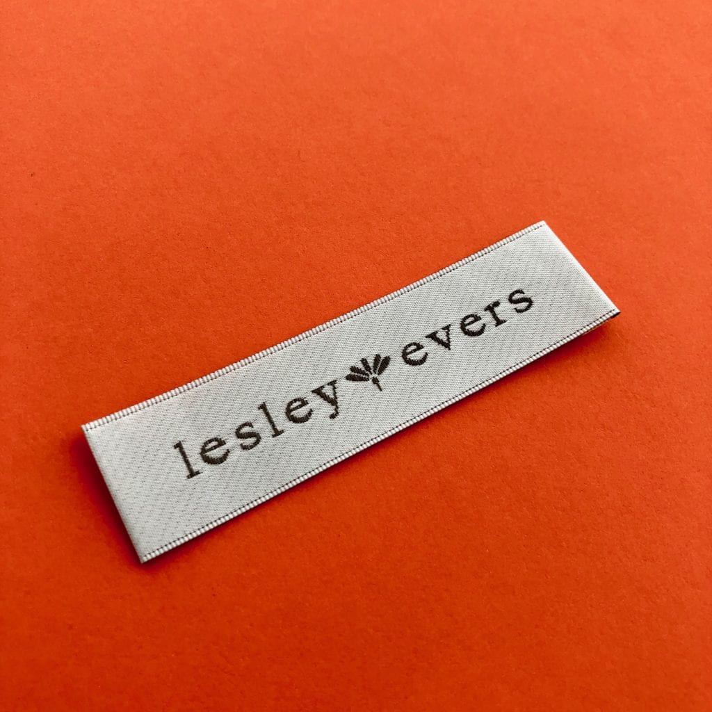 Satin Woven Label Yellow Code Trims