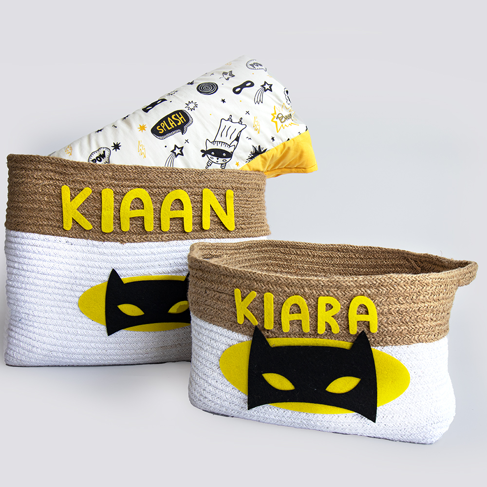 Superbaby Cotton Rope Baskets (Set of 2)