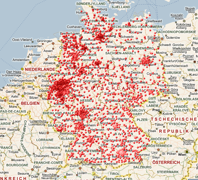 Portel.de Hotspot Finder