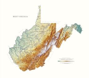 West Virginia Printable Map