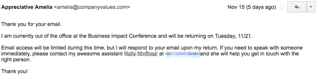 14 Out Of Office Message Examples To Copy For Yourself Right Now