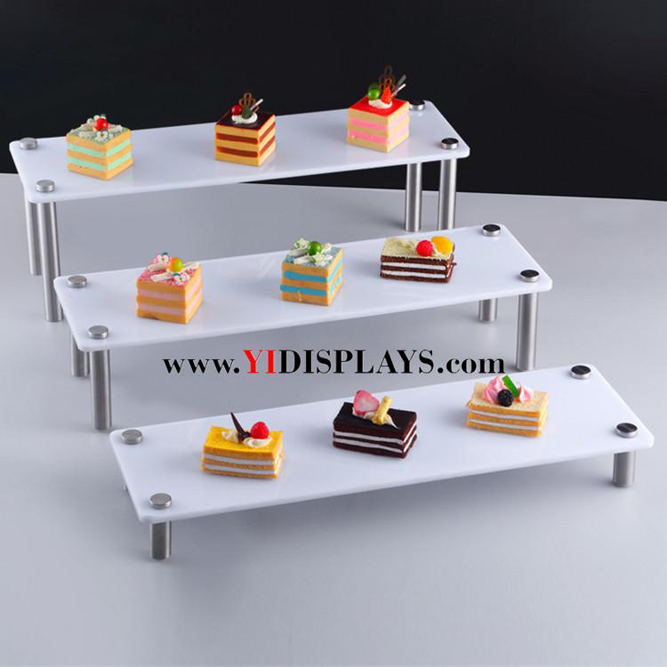 Acrylic snack dessert sushi food display stand