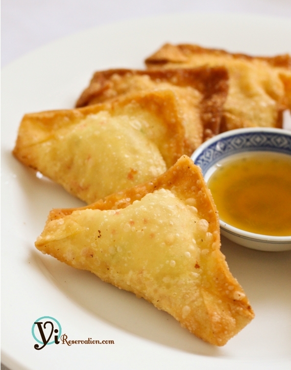 Crab Rangoon Recipe (Cheese Wonton) 炸蟹角 Yi Reservation
