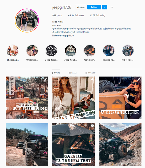 Top Instagram Accounts to follow for Jeep Enthusiasts