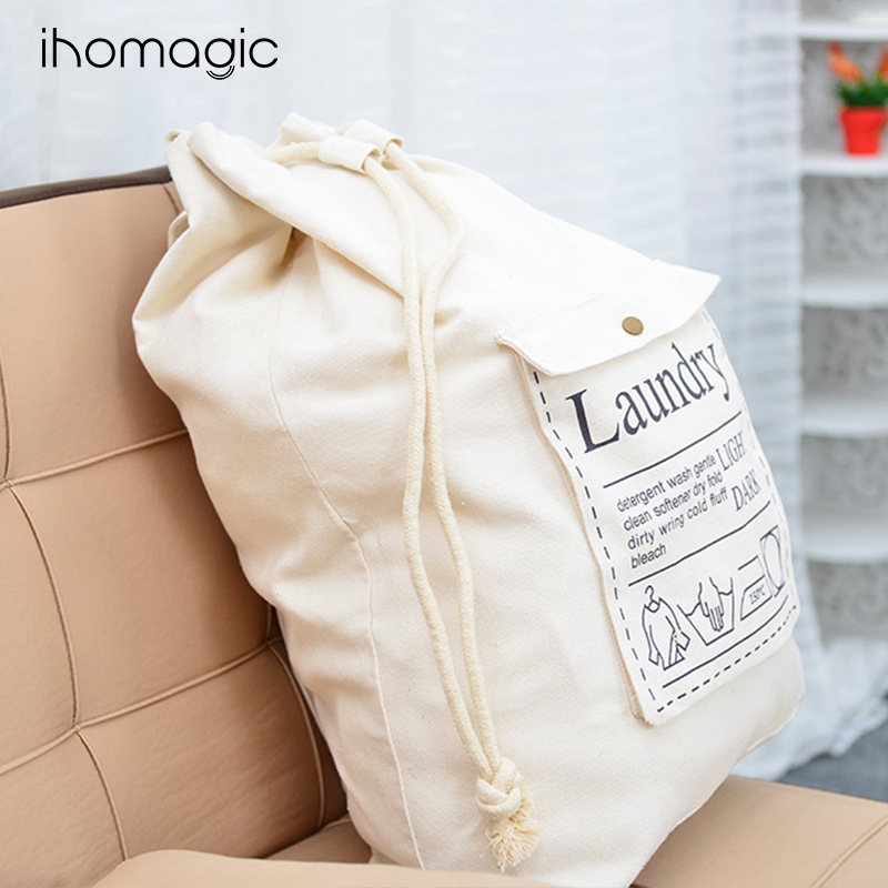 Extra Large Custom 100 Cotton Canvas Laundry Bag Yiwu Sinohood Crafts & Gifts Co., Ltd.