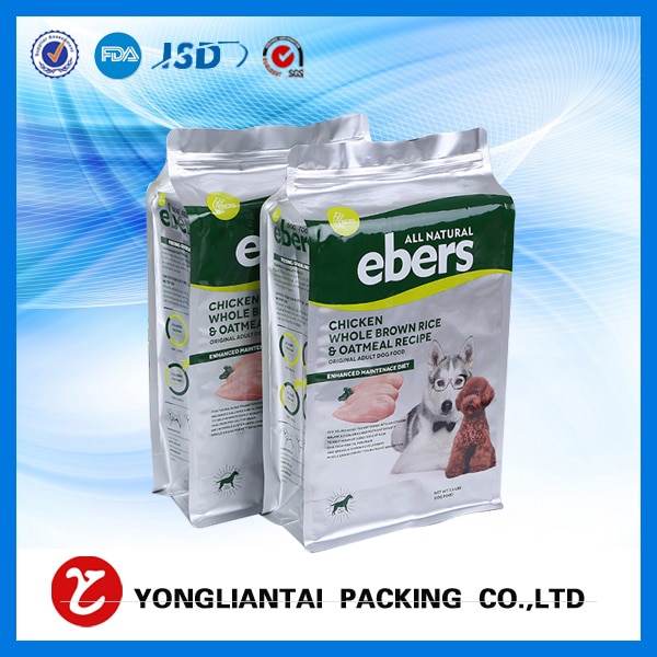 Custom 10kg/15kg/20kg pet Dog food bags manufacturer factoryFlat
