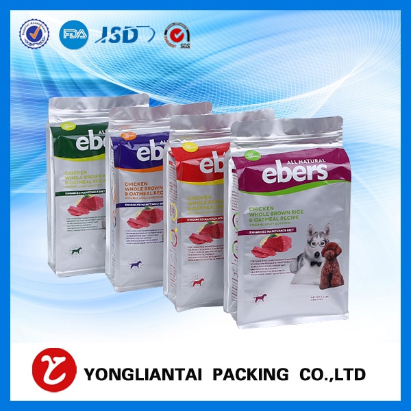 Custom 10kg/15kg/20kg pet Dog food bags manufacturer factoryFlat