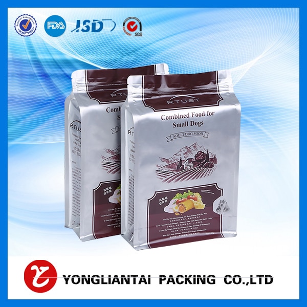Custom 10kg/15kg/20kg pet Dog food bags manufacturer factoryFlat