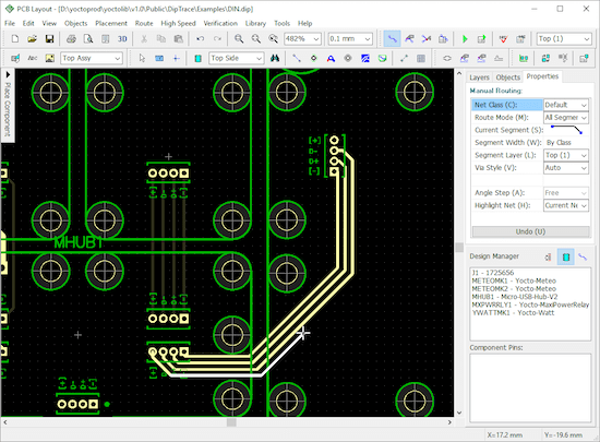 Diptrace schematic to pcb - patientose
