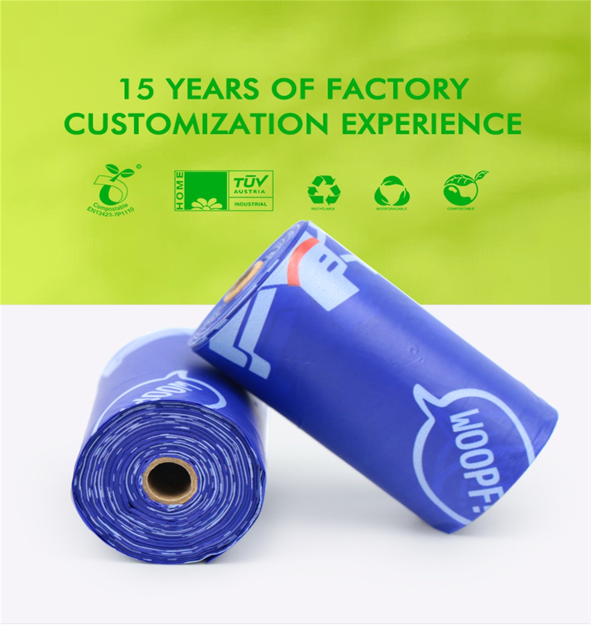 Custom Biodegradable Pet Dog Poop Bag Manufacturer and Supplier Fudaxiang