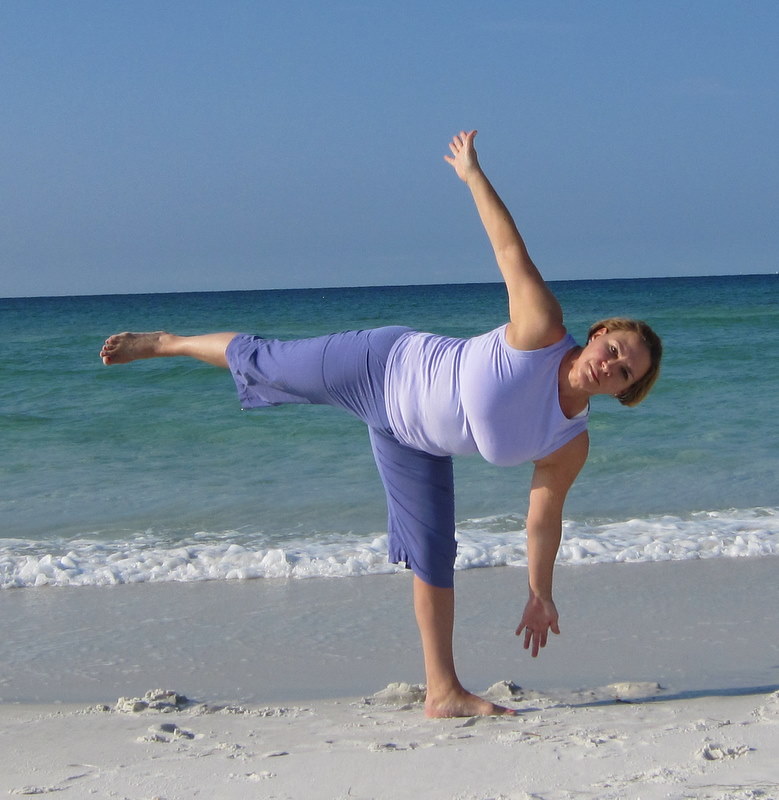 Beach Yoga Pose Pictures