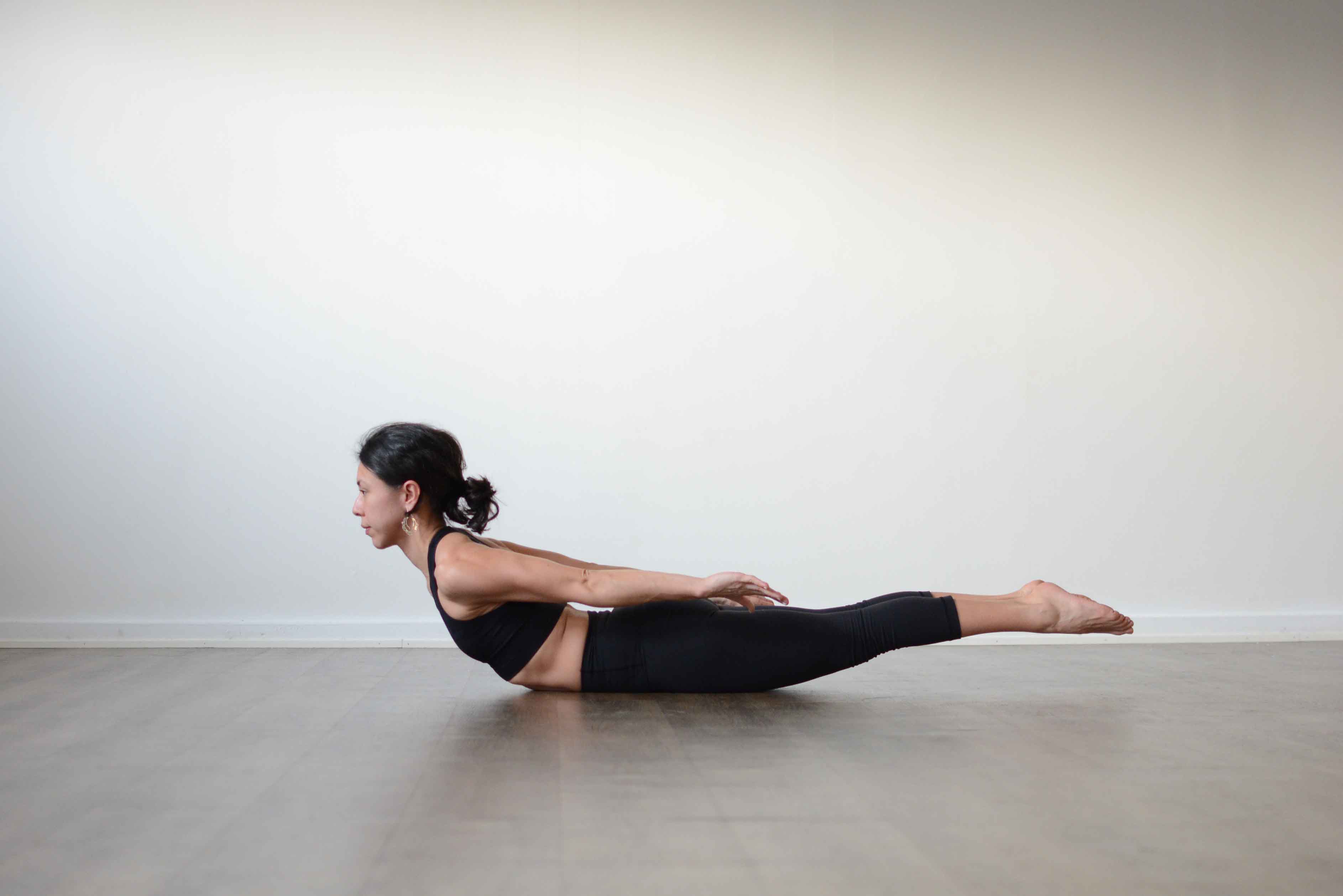 Salabhasana Locust Pose YOGATEKET