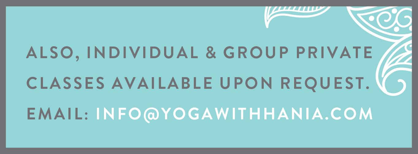 Schedule Yoga with Hania
