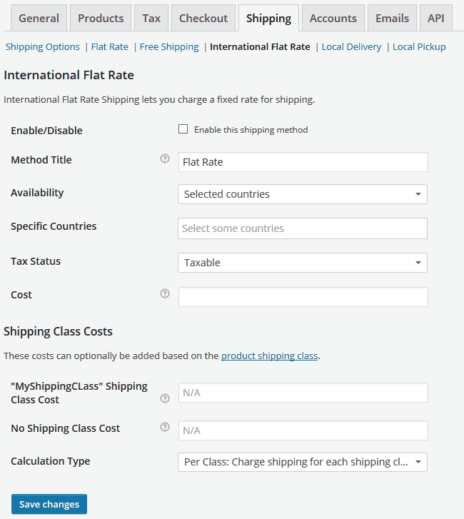 Tutorial Shipping Settings Flat Rate, Free Shipping