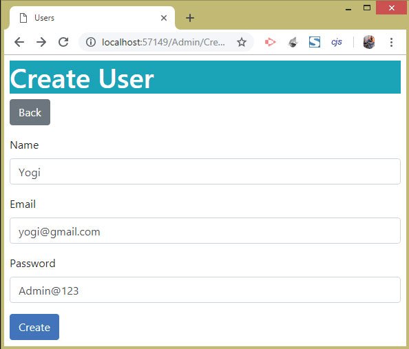 How to Create, Read, Update & Delete users in Core Identity
