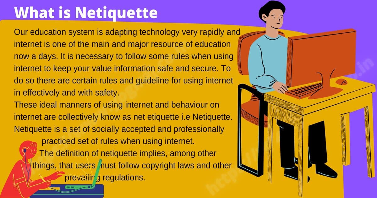 What is netiquette Net Safety Netiquette meaning