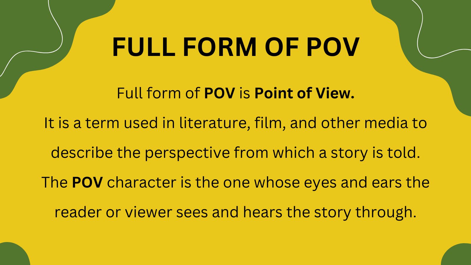 POV Full Form What is POV Full Form and How to Use It?