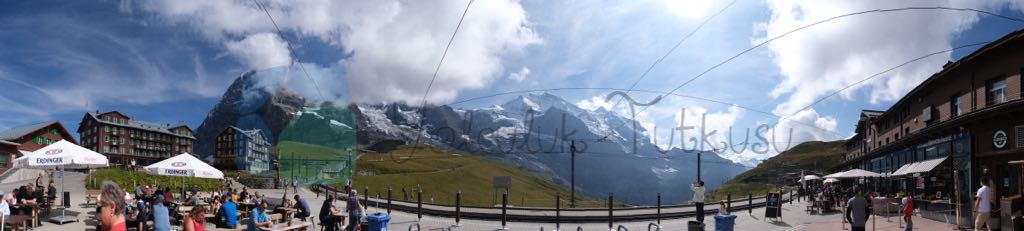 Kleine Schnedegg panoraması gerçekten etkileyici