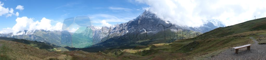 Kleine Schnedegg-Mannlichen yürüyüşü Grindelwald diğer güzel rotasıydı